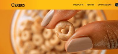 Cheerios homepage at www.Cheerios.com