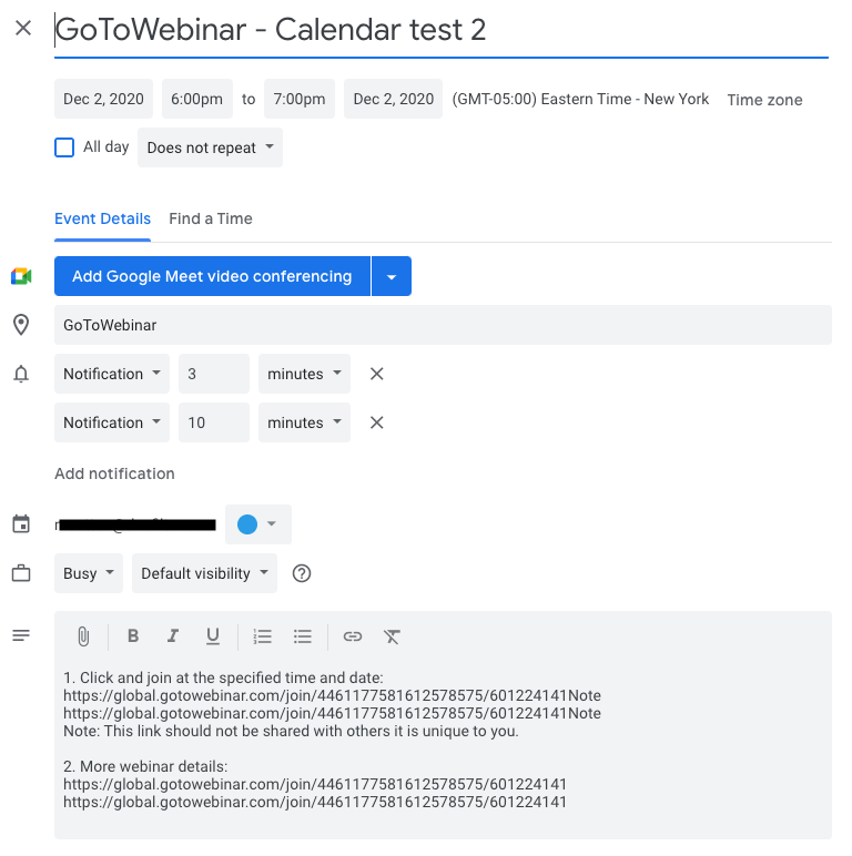 Solved GoToWebinar Add to Calendar no longer working Marketing Nation