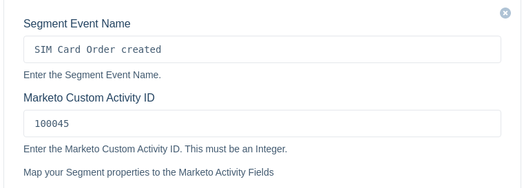 Mapping a custom activity in Segment