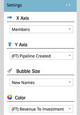 Example of Program Analyzer filtering options