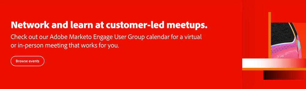 user group events