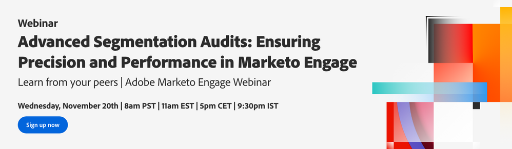 Advanced Segmentation Audits Webinar